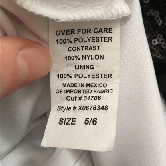 Windsor Hi-Low Black/White Prom Dress - Picture 7 of 8